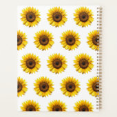 Gele Zonnebloem Persoonlijk Planner (Achterkant)