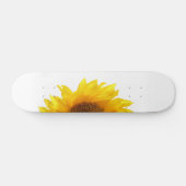 gele zonnebloem persoonlijk skateboard (Horizontaal)