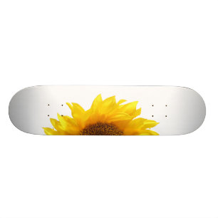 gele zonnebloem persoonlijk skateboard