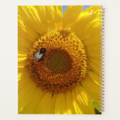 Gele zonnebloem planner (Achterkant)