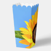 Gele Zonnebloem Popcorn Box Bedankdoosjes (Achterkant)