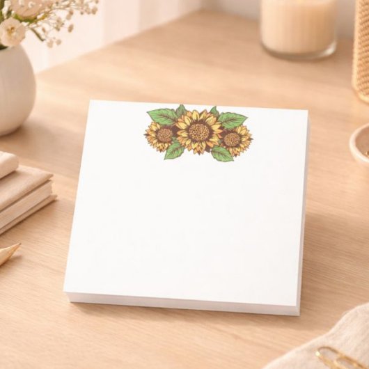 Gele Zonnebloem Post-it Briefjes Post-it® Notes