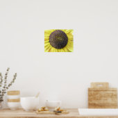 Gele Zonnebloem Print (Keuken)