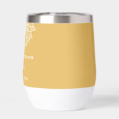 Gele Zonnebloem Schets Gepersonaliseerde Bruiloft (Achterkant)