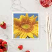 Gele zonnebloem servet (Insitu)