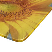 Gele zonnebloem snijplank (Hoek)