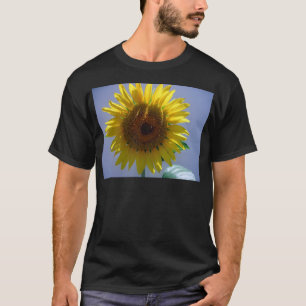 Gele zonnebloem t-shirt