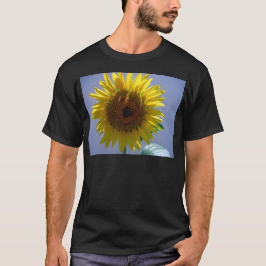 Gele zonnebloem t-shirt (Voorkant)