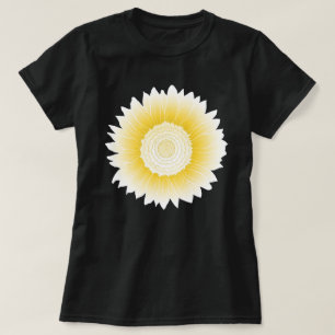 gele zonnebloem t-shirt
