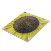 Gele zonnebloem-Tegel Tegeltje (Zijkant)