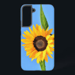 Gele zonnebloem tegen zon op blauwe hemel samsung galaxy hoesje<br><div class="desc">Gele zonnebloem tegen zon op blauwe hemel - zomerdag - FotoventilatorNatuur - U kunt ook personaliseren - Kies / voeg uw unieke foto toe - Afbeelding / tekst - Naam / kleur / lettertype / grootte / meer - Maak uw speciale cadeau - Resize en beweeg of verwijder afbeelding /...</div>