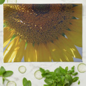 Gele zonnebloem theedoek (Gevouwen)