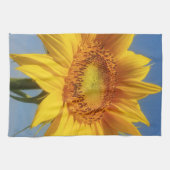 Gele zonnebloem theedoek (Horizontaal)