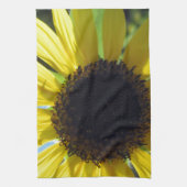 Gele zonnebloem theedoek (Verticaal)