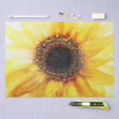 Gele zonnebloem tissuepapier (Craft)