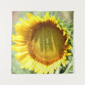 Gele zonnebloem wandkleed (Voorkant)