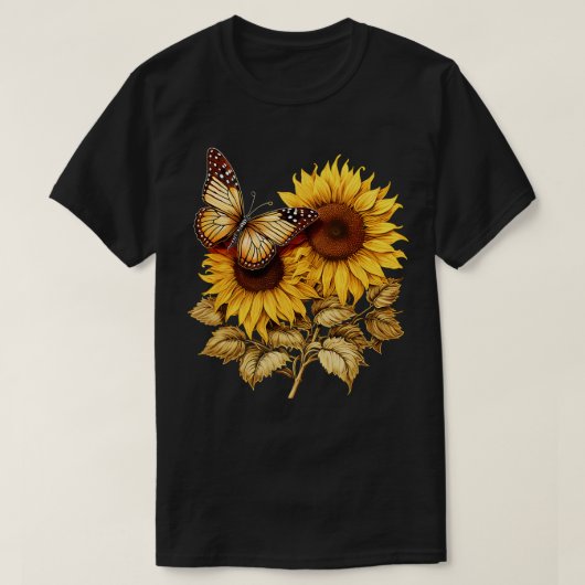 Gele Zonnebloem Waterverf Bloem voor Liefhebbers P T-shirt (Design voorkant)