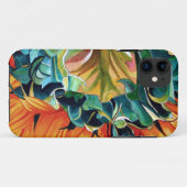 Gele zonnebloem waterverf, origineel kunstschilder Case-Mate iPhone case (Achterkant (horizontaal))