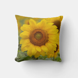 Gele Zonnebloem Worp Worp Kussen Huisdecoratie