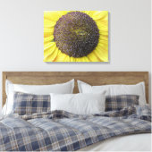 Gele zonnebloemcanvas afdrukken (Insitu (Slaapkamer))