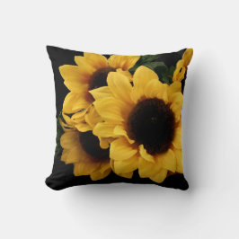 Gele zonnebloemen Decor Pillow Kussen