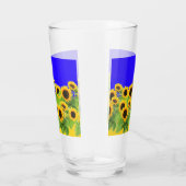 Gele Zonnebloemen Glas (Rechts)