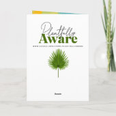 Gele Zonnebloemen | Heb een mooie verjaardag Kaart (Achterkant)