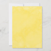 Gele zonnebloemen Ice Cream Cone Vrijgezellenfeest Kaart (Achterkant)