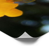 Gele zonnebloemen in een Jar Flower fotografie Poster (Hoek)