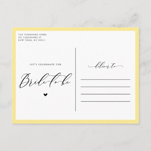 Gele Zonnebloemen in Mason Jar Vrijgezellenfeest Uitnodiging Briefkaart (Achterkant)