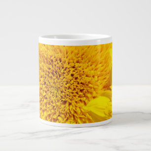 Gele zonnebloemen Jumbo grote mokken cadeaus