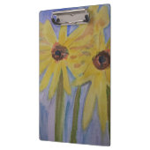 Gele zonnebloemen Klembord (Links)