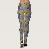 Gele zonnebloemen Leggings (Achterkant)