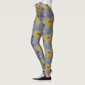 Gele zonnebloemen Leggings (Links)