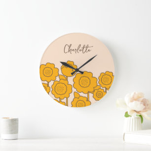 Gele Zonnebloemen naam Grote Klok