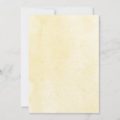 Gele zonnebloemen Roze Roses Moederdag Brunch Kaart (Achterkant)