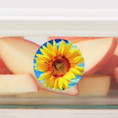 Gele zonnebloemen Stickers (Aangebracht)