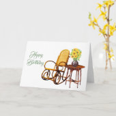  Gele Zonnebloemen Tafelstoel Verjaardag Kaart (Gele Bloem)