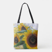 Gele zonnebloemen - tas (Achterkant)