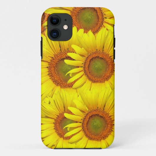 Gele zonnebloemen, telefooncel Case-Mate iPhone case (Achterkant)