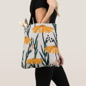 Gele zonnebloemen tote bag (Dichtbij)