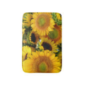 Gele zonnebloemen, vers van de boerenmarkt badmat (Voorkant Verticaal)