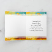 Gele Zonnebloemen | Voel je beter | Beterschap Kaart (Binnen)