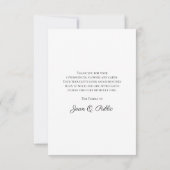 Gele Zonnebloemen Waterverf Begrafenissympathie Bedankkaart (Achterkant)