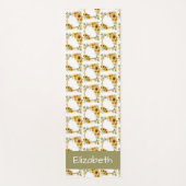 Gele Zonnebloemen Yogamat (Voorkant)