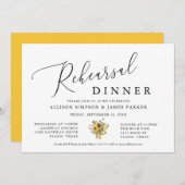 Gele zonnebloempitten - Binneninrichting Kaart (Voorkant / Achterkant)