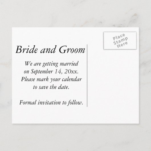 Gele zonnebloempitten zomer sparen de datum aankondigingskaart (Achterkant)