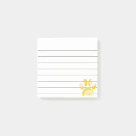 Gele zonnebloempjes 3x3 post-it® notes
