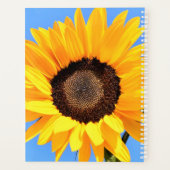 Gele Zonnebloemplanner Planner (Achterkant)