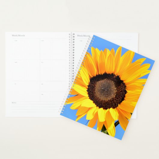 Gele Zonnebloemplanner Planner (Display)